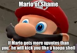 Mario of Shame Meme Template