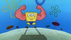 SpongeBob Arms Meme Template