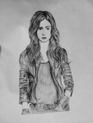 Clary Fray drawing Meme Template