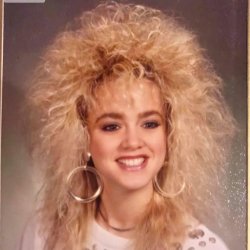 80s big hair Meme Template