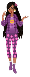 Isabela Madrigal in her Causal Comfy Outfit Meme Template