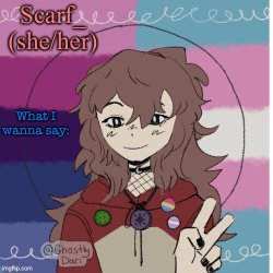 Scarf Picrew Announcement Template Meme Template