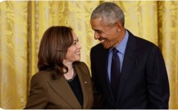 Kamala& Obama Meme Template