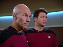 Picard Riker Looking Ahead Meme Template