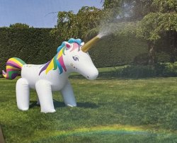 Inflatable Unicorn Meme Template