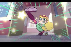 Star butterfly kicks the door Meme Template