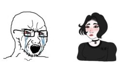 soyboy vs girl Meme Template