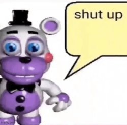 helpy shut up Meme Template