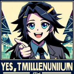 早濑由香want you for Millennium Meme Template