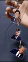 Assassination key chain Trump JFK Shinzo Abe Meme Template