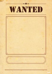 Blank wanted poster Meme Template