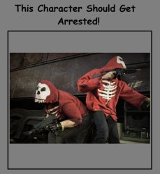 this character should get arrested Meme Template