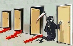 Grim Reaper Knocks Meme Template