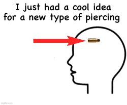 New type of piercing Meme Template