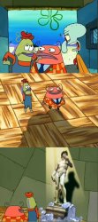 spongebob greatest artist who ever lived Meme Template
