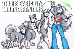 Furry Fans Love Meme Template