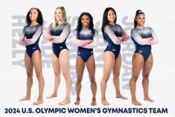 2024 U.S. Women’s Olympic Gymnastics Team Meme Template