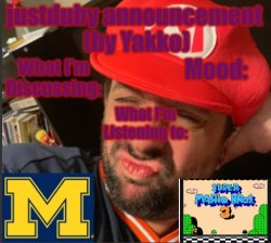 justduby Announcement Template Meme Template