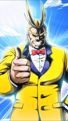 All Might thumbs up Meme Template