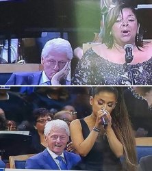 Bill Clinton Ariana grande Meme Template