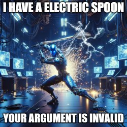 I have a electrik spoon Meme Template