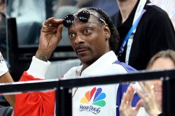 Snoop @ Olympics lifting shades Meme Template