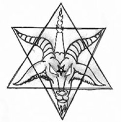 Goat head hexagram Meme Template