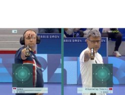 Olympic Pistol Casual Pro Meme Template