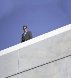 Michael Scott rooftop Meme Template