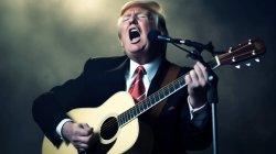 Trump guitar Meme Template