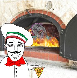 Italian chudjak burns wojak suicide Meme Template