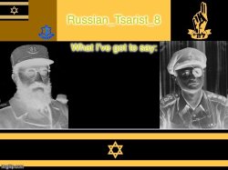 8_tsirasT_naissuR announcement temp Israel version Meme Template