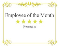 Employee of the month Meme Template