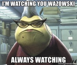 Watching Wazowski Meme Template