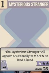 Mysterious Stranger card Meme Template