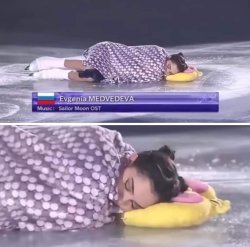 Olympic sleep Meme Template