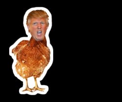 Chicken Trump Meme Template