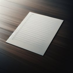 An empty list Meme Template