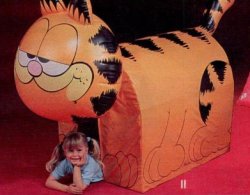 Garfield Slumber Tent Meme Template