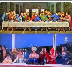 Olympics 2024 Last Supper Meme Template