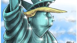 Trump Statue of Liberty Meme Template