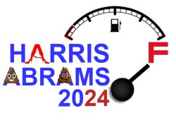 Harris Abrams 2024 logo Meme Template