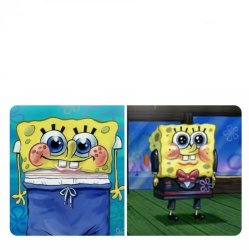 Spongebob cute Meme Template