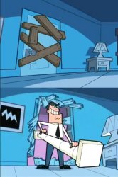 fairly oddparents Door Meme Template