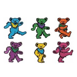 grateful dead dancing bears Meme Template