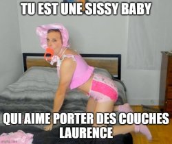 tu est une sissy baby Meme Template