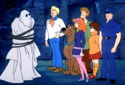 Enter Scooby Doo Gang Removing Mask Meme Template