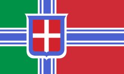 Fascist-Italy in the style of the 3rd-Reich's Battle flag Meme Template