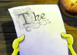 spongebob essay Meme Template