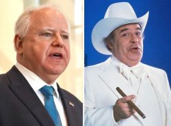 tim walz - boss hogg Meme Template